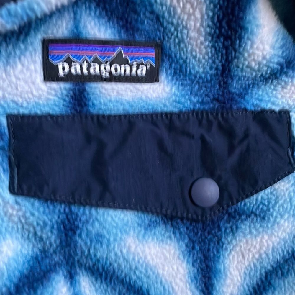 Patagonia Synchilla Shibori Tie Dye Fleece T Snap Size M - Picture 5 of 5